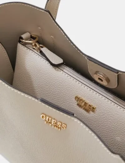 Guess Women's Melody Satchel Bag | Light Taupe
