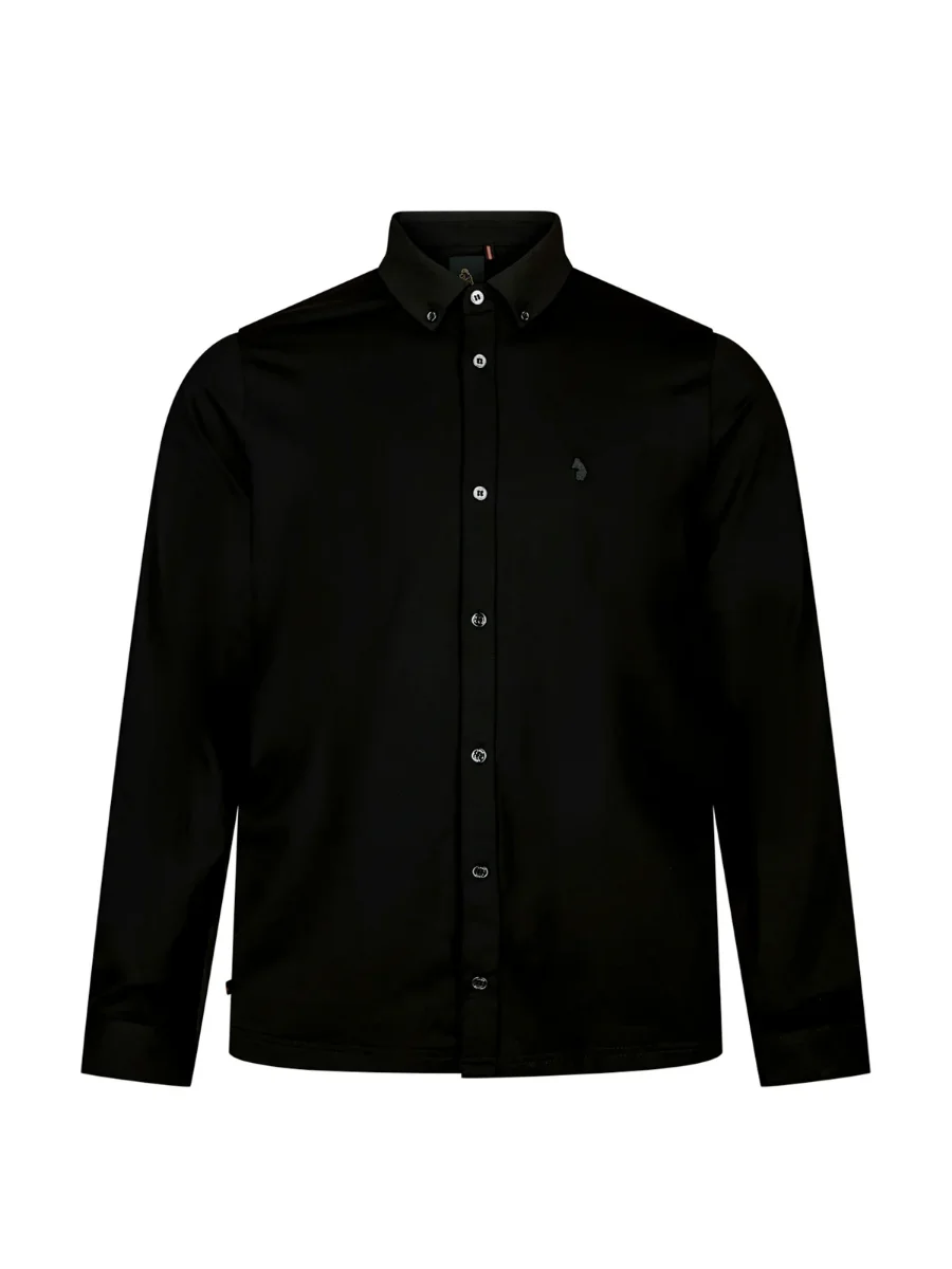 LUKE 1977 Long Sleeve Neville Shirt | Black