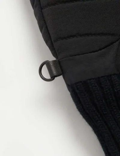 Barbour Banff Quilted Gloves | Black