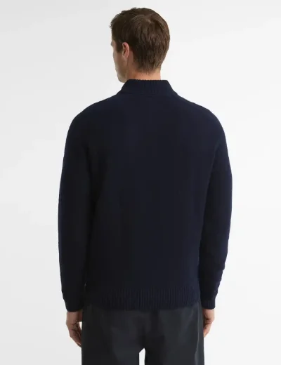 Barbour Newtown Half Zip Knit | Navy