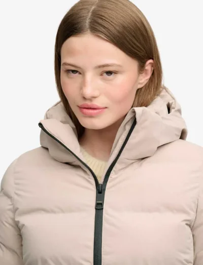 Superdry City longline Microfibre Jacket | Mushroom