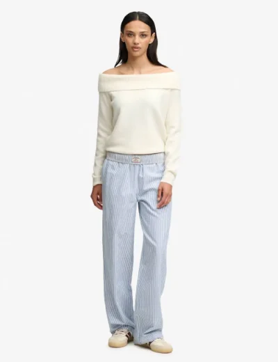 Superdry Bardot Knitted Jumper | Desert Bone Off White