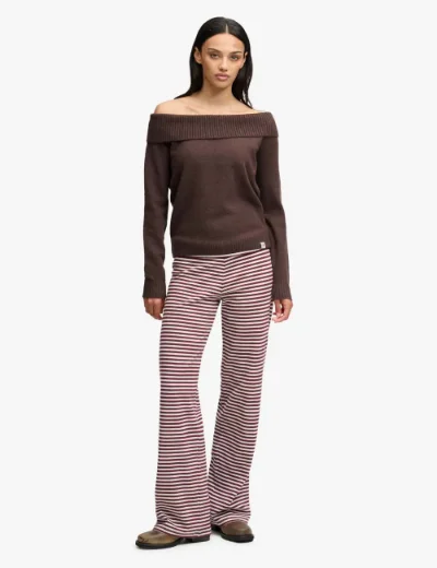 Superdry Bardot Knitted Jumper | Chestnut Brown