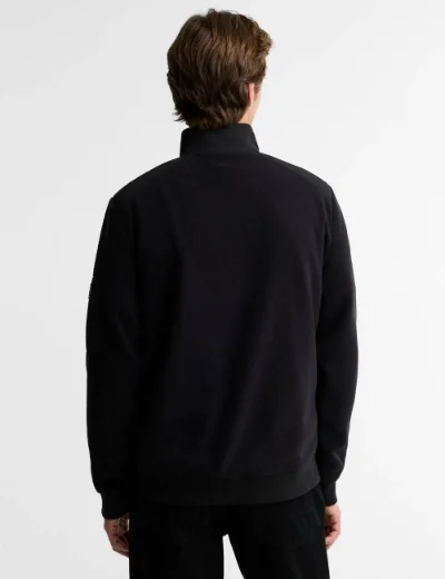 Barbour International Burnhope Quilted Sweatshirt | Black