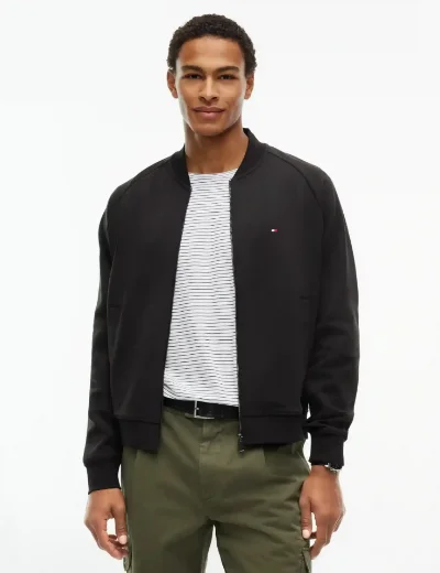 Tommy Hilfiger Intechno Full Zip Sweater | Black