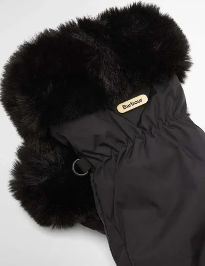 Picture of Barbour Womens Primrose Waterproof Mittens | Black